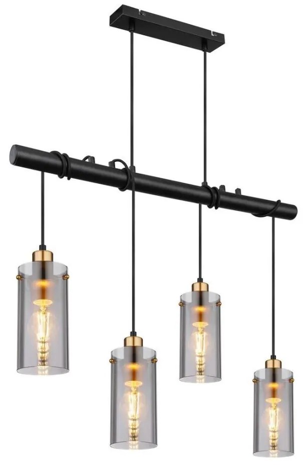 Globo 15564-4H - Lampadario a sospensione con filo FANNI 4xE27/40W/230V