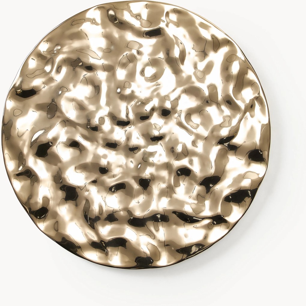 Decorazione da parete con superficie martellata Splash, Ø 120 cm
