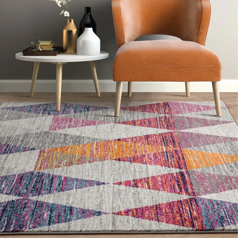 Tappeto rosso 200x290 cm Muse Harlequin Pink – Asiatic Carpets
