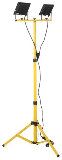 LED Riflettore con il supporto TIGRA 2xLED/50W/230V 4000K IP54 nero/giallo