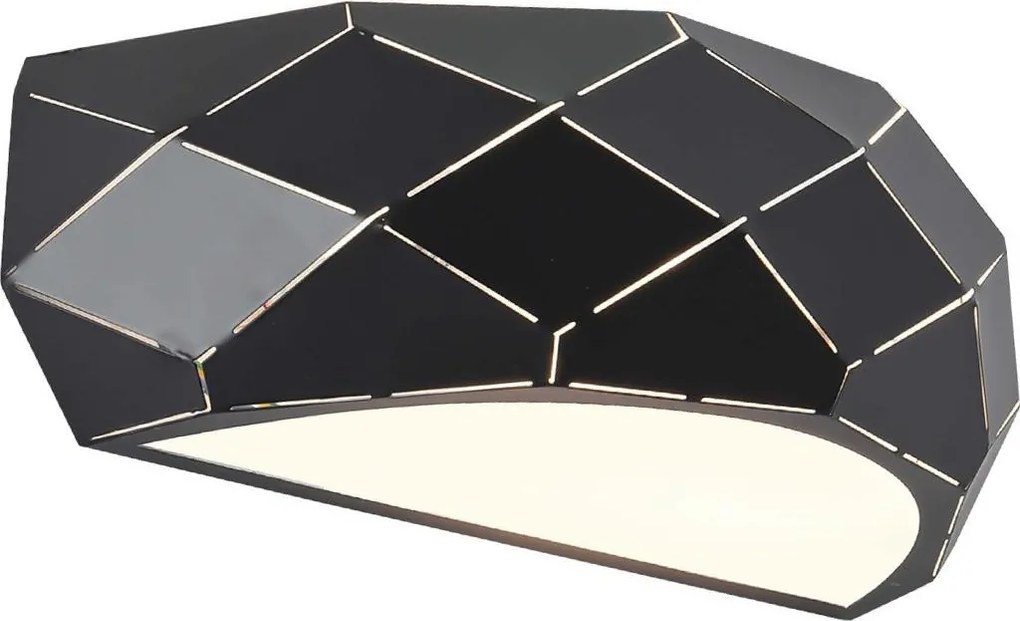 Applique da parete REUS 1xE27/40W/230V, nero