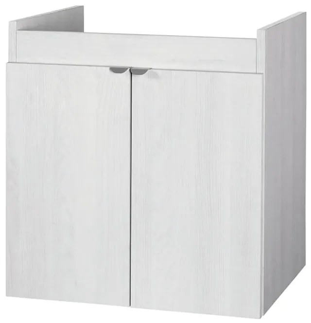 Mobile lavanderia Exe 2 ante in truciolare olmo perla P 50 x L 60 x H 65 cm
