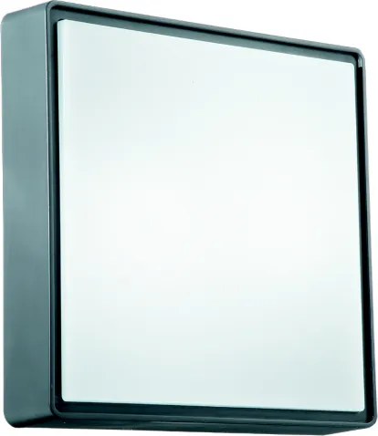Plafoniera per esterni 30x30 cm in Abs Antracite PICCA