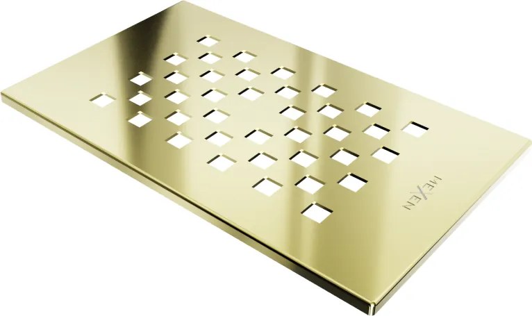Mexen Hugo mascherina per piatto doccia, oro - 42910050