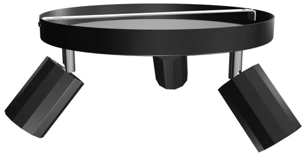 Faretto BELLO 2xGU10/8W/230V nero