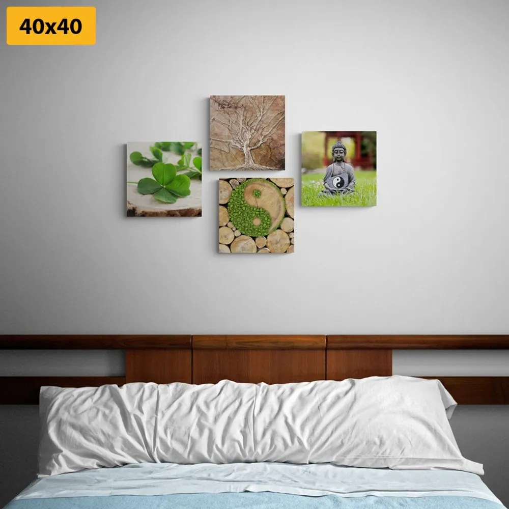 Set di quadri – Feng Shui con elementi naturali