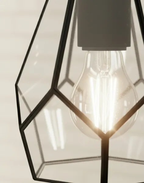 Eglo 43643 - Lampadario su corda MARDYKE 1xE27/40W/230V