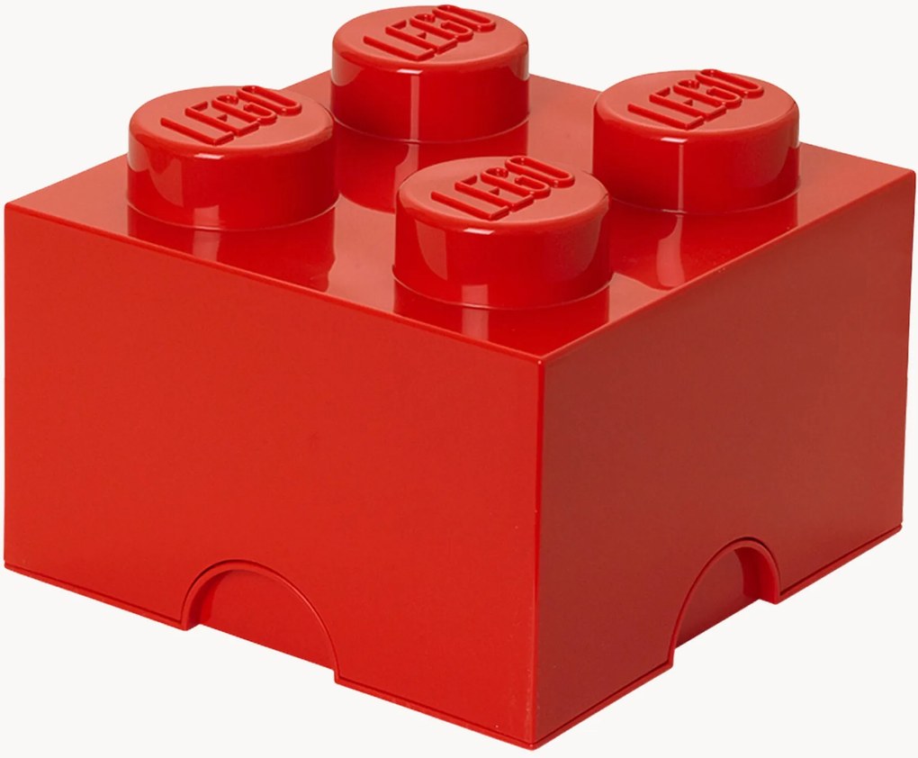 Scatola portaoggetti per bambini LEGO Brick con 4 bottoni