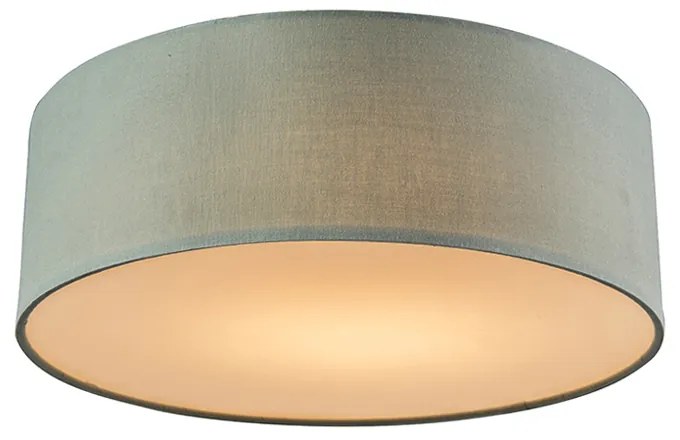 Plafoniera verde 30 cm con LED - Drum LED