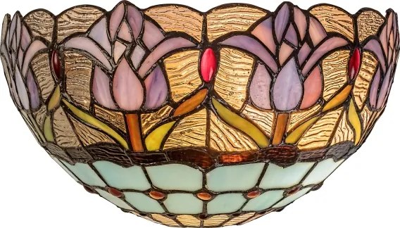 Brilagi - Lampada da parete in stile Tiffany LORAS 1xE14/40W/230V