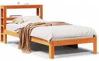 Letto senza Materasso Marrone Cera 100x200 cm in Legno di Pino 3306063