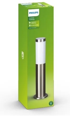 Philips 1746847PN - Lampada da esterno UTRECHT 1xE27/20W/230V IP44 45 cm