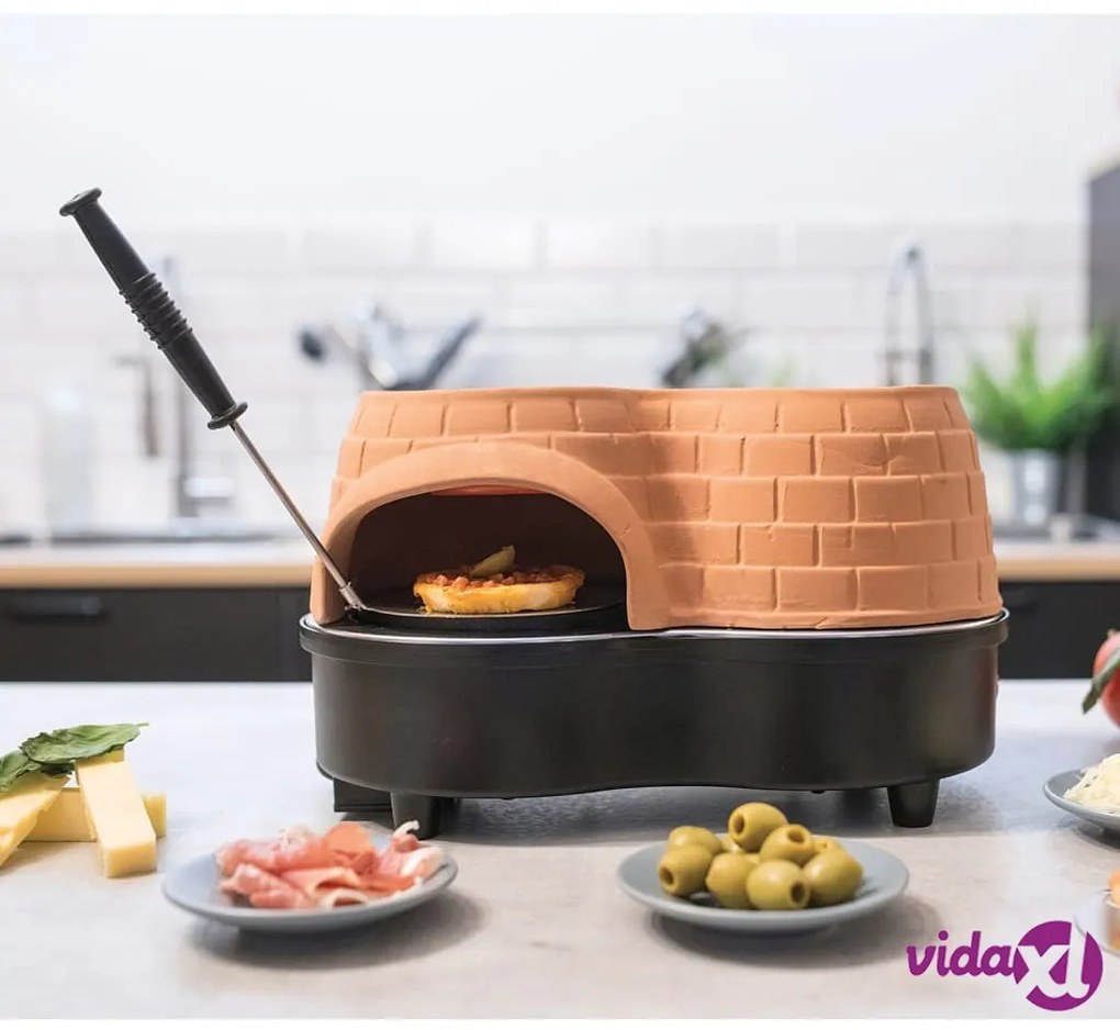 Livoo Forno per Pizza Duo Pizza Party 650 W Nero