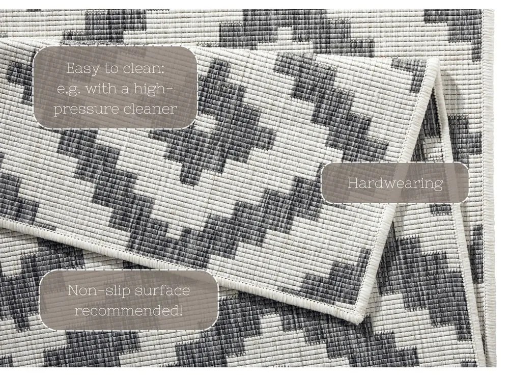 Tappeto grigio per esterni , 160 x 230 cm Malta - NORTHRUGS