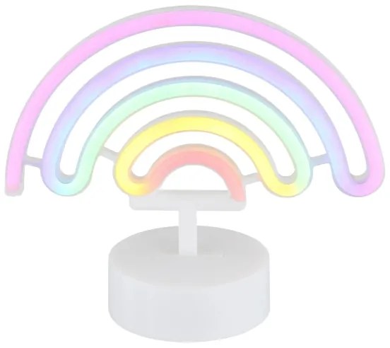 Globo 28063 - Decorazione da tavolo LED Neon PELANGI LED/2W/3xAA arcobaleno