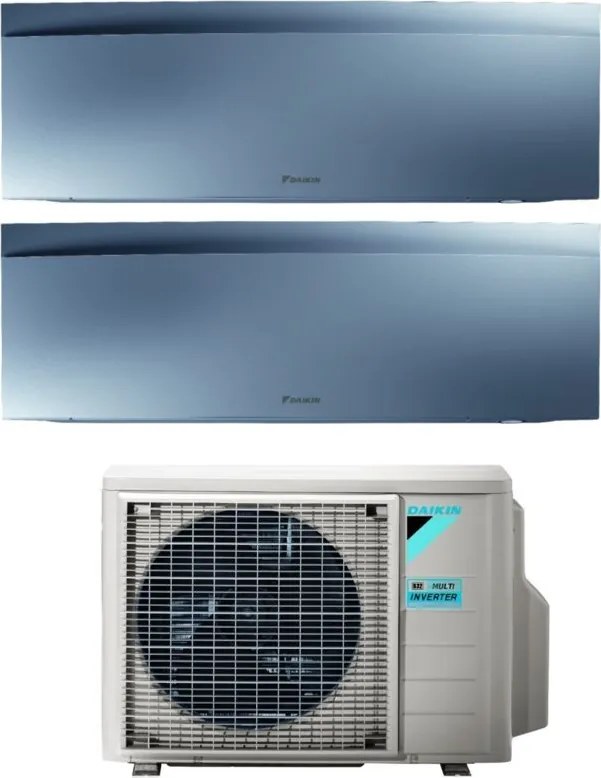 Daikin - Climatizzatore Condizionatore Bluevolution Dual Split Inverter serie emura silver iii 9+12 con 2MXM40A R-32 Wi-Fi Integrato 9000+12000