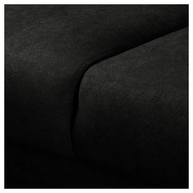 Divano angolare nero (angolo destro) Beata - Ropez