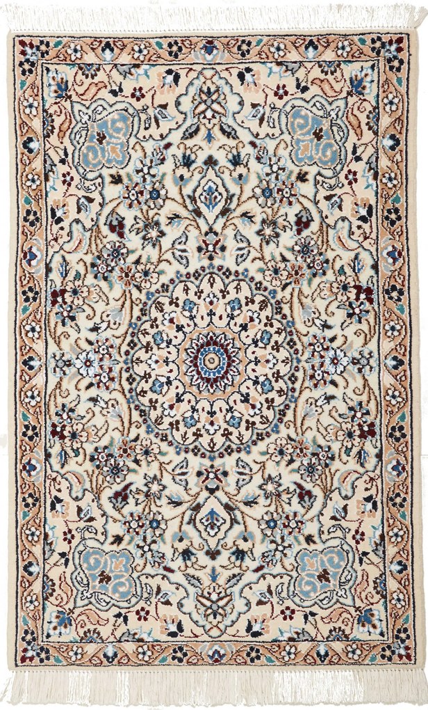 Nain Tappeto 60 x 90 (Iran) Annodato A Mano