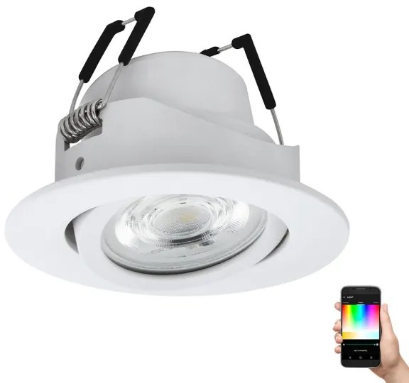 Eglo 31696 -LED RGBW Lampada da incasso dimmerabile SALICETO LED/4,7W/230V bianco
