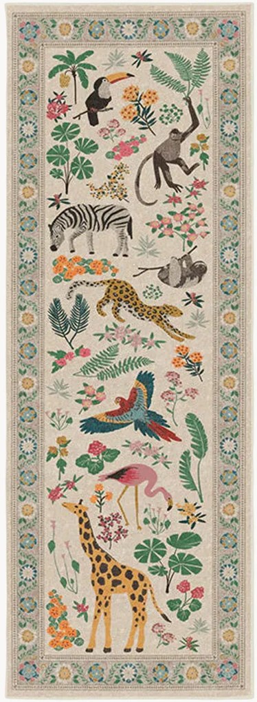 Passatoia lavabile a pelo corto Jingle By Iris Apfel