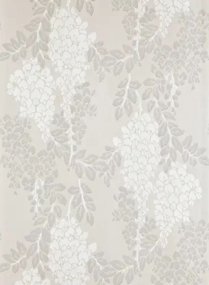 Farrow & Ball Carta da parati Wisteria - Skimming Stone/ Pavilion Gray/ Pointing