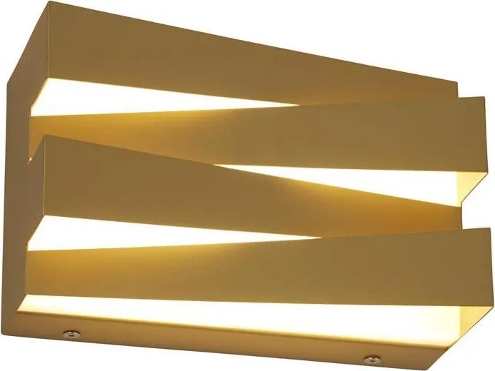 Searchlight 86410GO - Lampada da parete LED SECTION LED/18W/230V, finitura oro