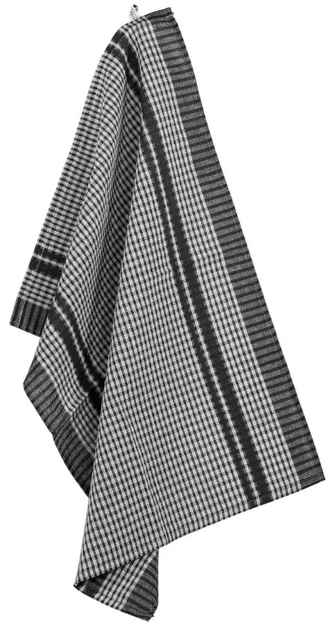 Set di 6 strofinacci neri in cotone Waffle, 50 x 70 cm - Tiseco Home Studio