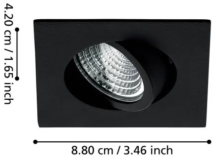 Eglo 33394 - Lampada da incasso LED dimmerabile SALICETO LED/6W/230V nero