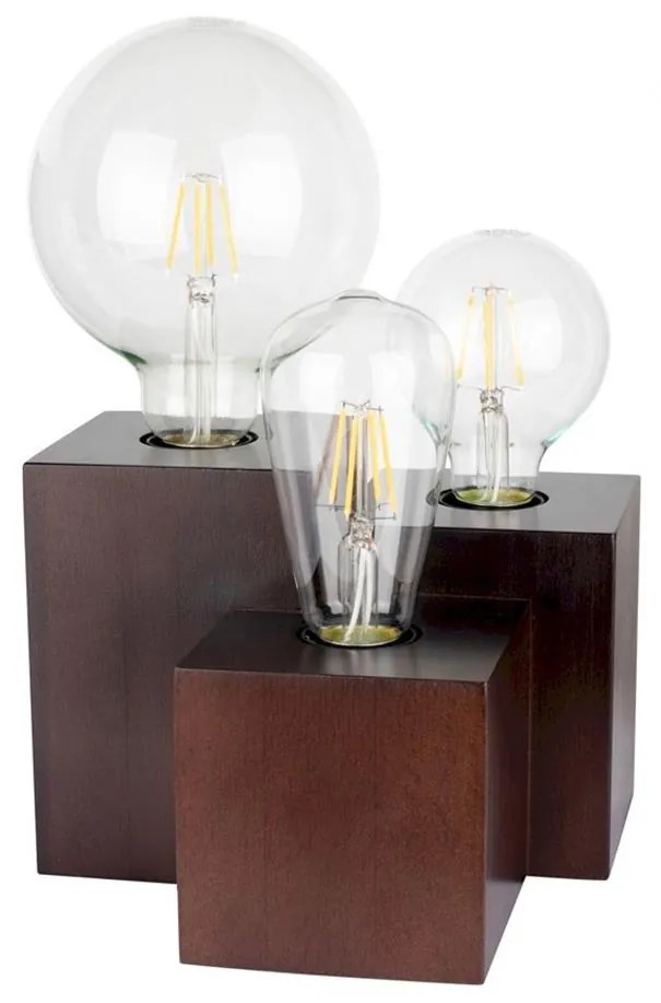 Spot-Light 2276376 - Lampada da tavolo VINCENT 3xE27/15W/230V