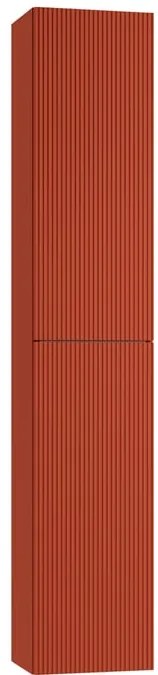 Colonna per mobile bagno Opera 2 ante P 27 x L 30 x H 160 cm laccato opaco paprika cannettato