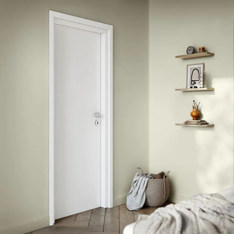 Porta rototraslante White bianco L 70 x H 210 cm reversibile