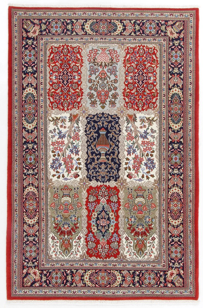 Ghom Tappeto 140x200 (Iran) Annodato A Mano