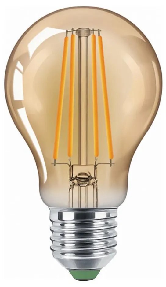 Lampadina LED CLASIC AMBER A60 E27/9W/230V 2200K - Brilagi