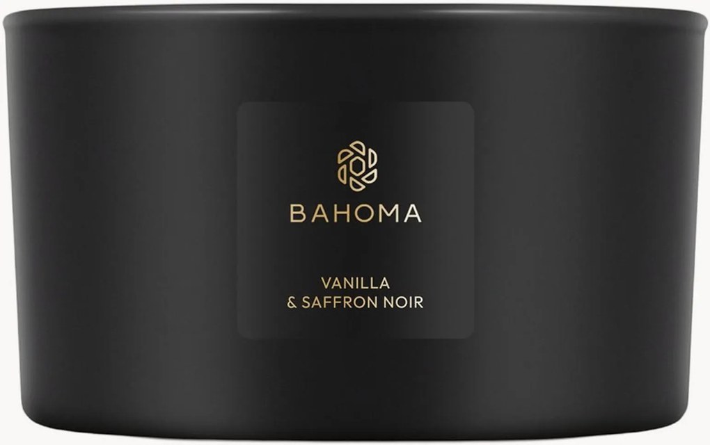 Candela profumata a 3 stoppini fatta a mano Luxy (vaniglia, zafferano)