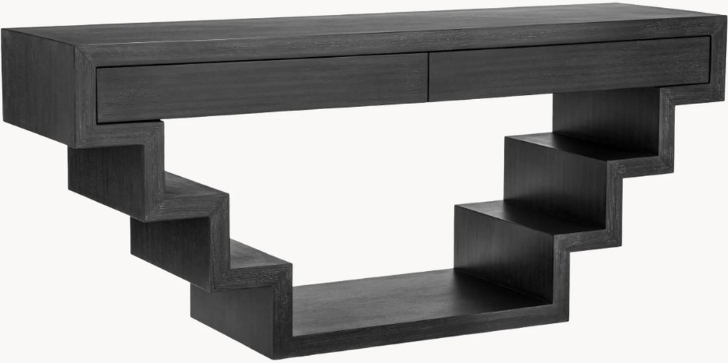 Consolle da parete in legno con cassetti Rialto