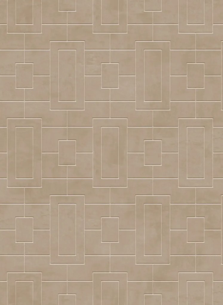 Coordonne Tapete Fretwork - Stone