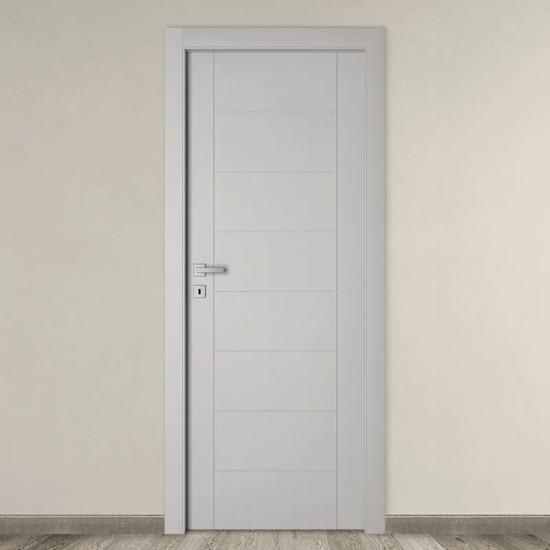 Porta battente Chamberi grigio L 60 x H 210 cm reversibile