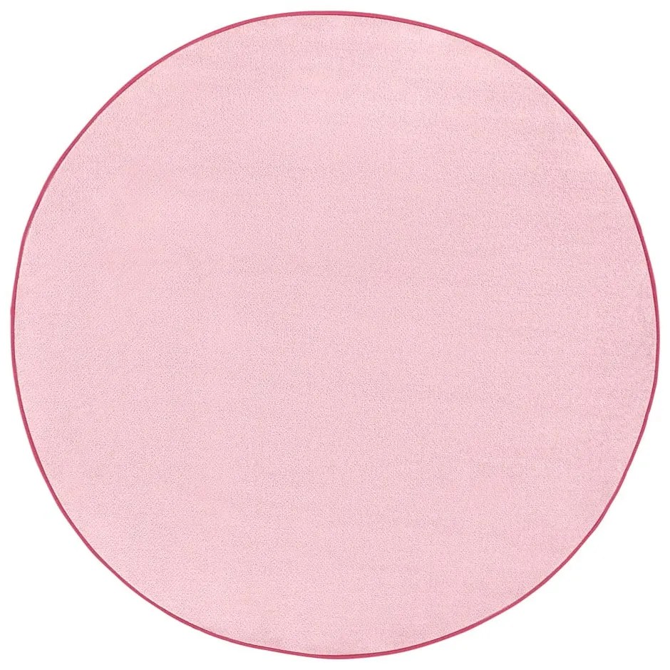 Tappeto rotondo rosa chiaro ø 133 cm Fancy - Hanse Home
