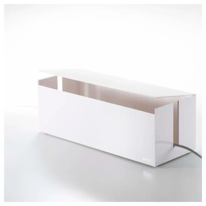 Scatola per caricabatterie bianca Scatola per cavi web - YAMAZAKI