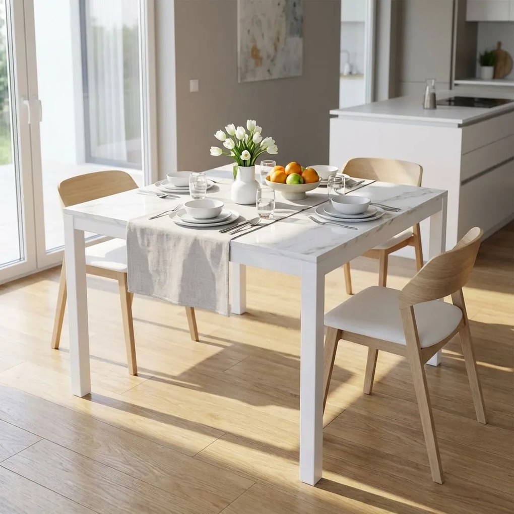 HERA - tavolo da pranzo allungabile quadrato