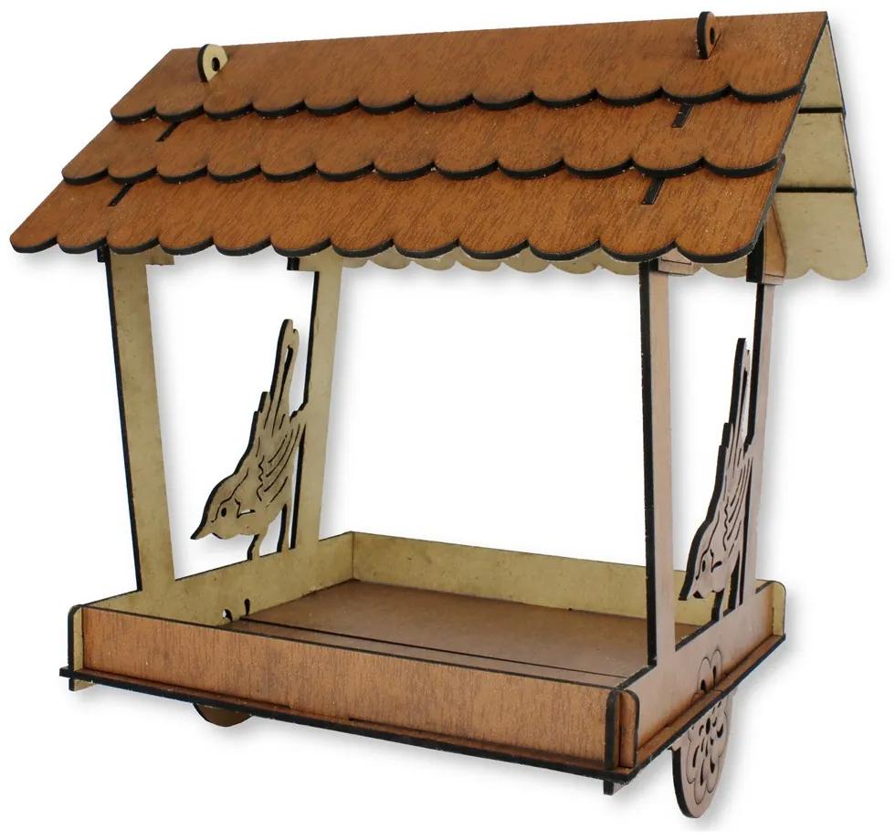 Casetta per uccellini in legno - Medio