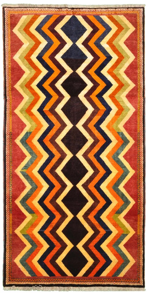 Gabbeh Tappeto persiano 120 x 240 (Iran) Annodato A Mano