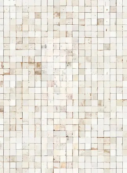NLXL Carta da parati NLXL Moaic Squares White - PHE-21