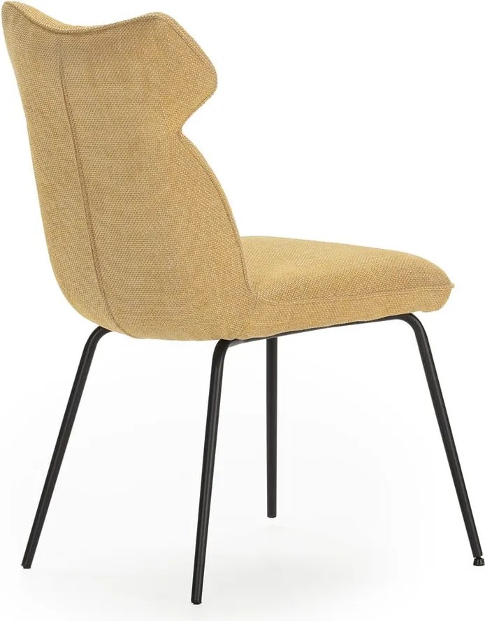 Set di 2 sedie da pranzo color senape Dara - Marckeric