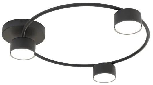 Plafoniera LUCIO 3xGX53/12W/230V nero