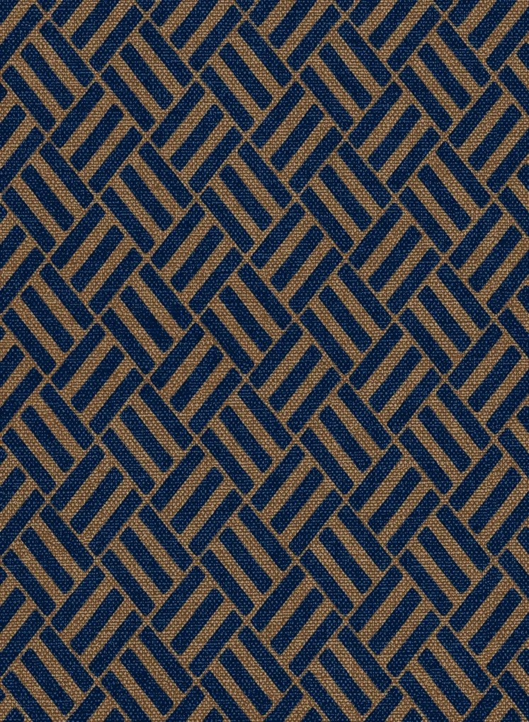 Coordonne Tapete Crosshatch - Ultramarine