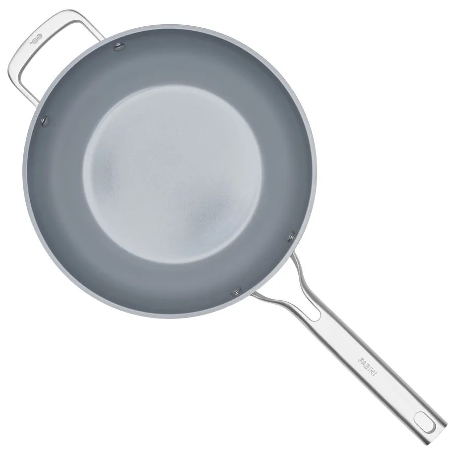 Padella wok con coperchio/con superficie in ceramica ø 28 cm Meda 3.0 – FABINI