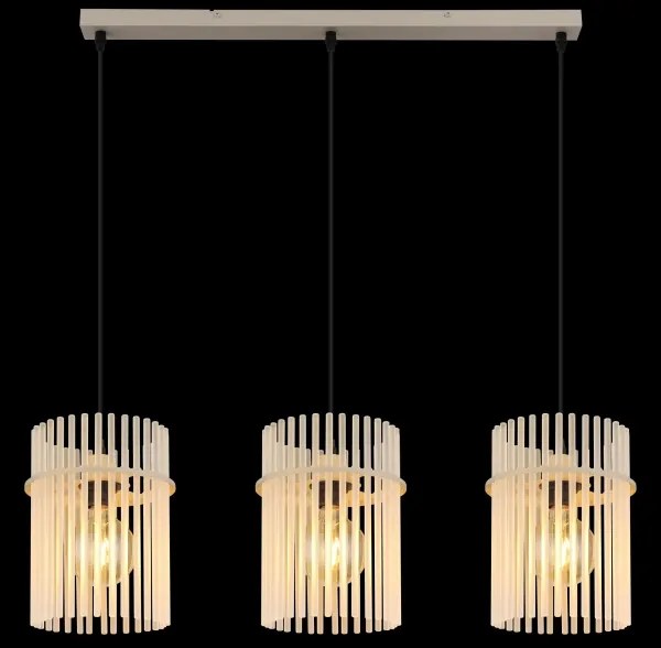 Globo 15698-3HB - Lampadario sospeso con cavo GORLEY 3xE27/60W/230V