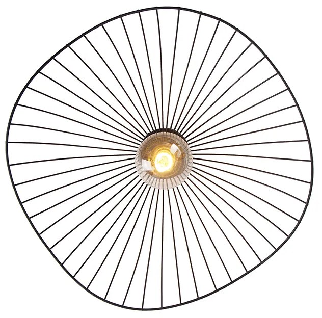 Plafoniera di design nera 50 cm - Pua