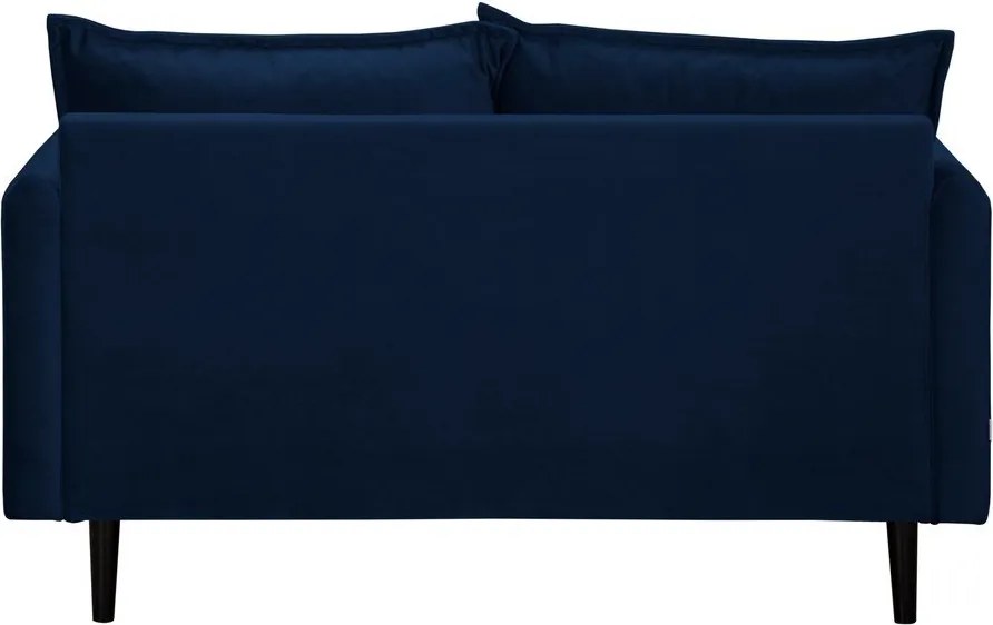 Divano blu scuro con rivestimento in velluto 138 cm Juli – Ropez